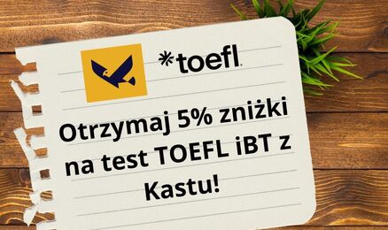 5% zniżki na test TOEFL iBT